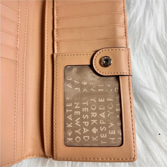 Kate Spade Navy and White Striped Wallet - Picture 6 of 9